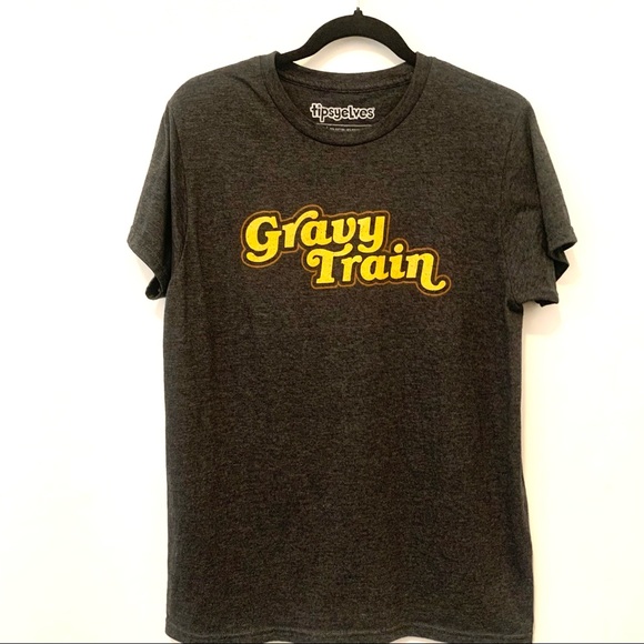 Tipsy Elves Gravy Train Graphic Tshirt - Picture 1 of 4
